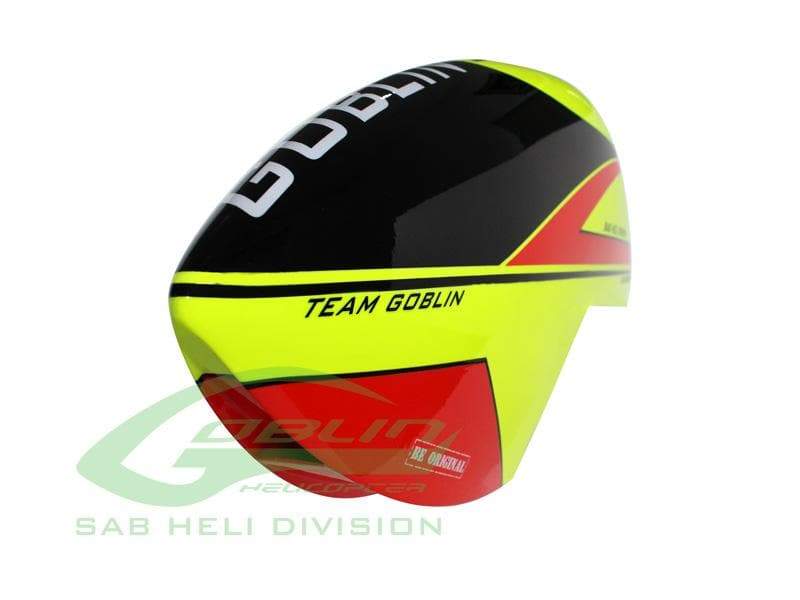 SAB Canopy Yellow/Red for Goblin Comet - HeliDirect