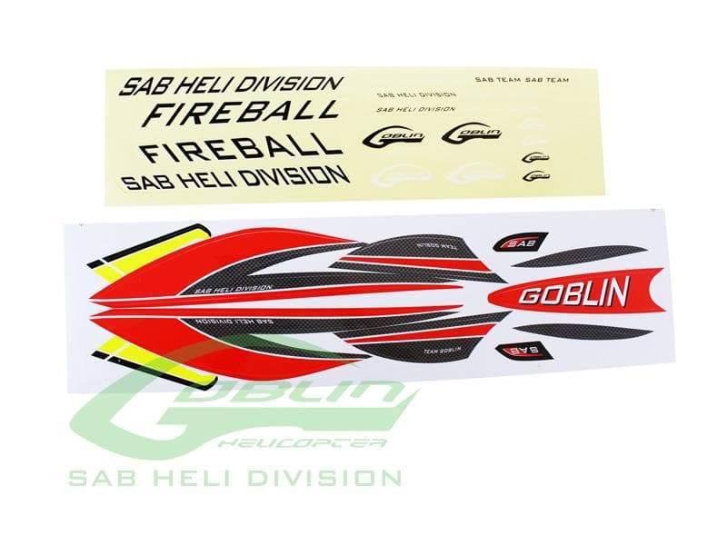 SAB Fireball Sticker - HeliDirect