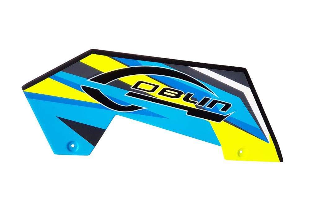 SAB Low Side Frame (Right) Yellow/Blue for Goblin Kraken - HeliDirect