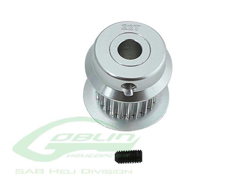 SAB MOTOR PULLEY 22T - GOBLIN 380 - HeliDirect