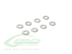 SAB Shims 2.1x3.6x0.2 for Goblin 280 Mini Comet/Fireball - HeliDirect