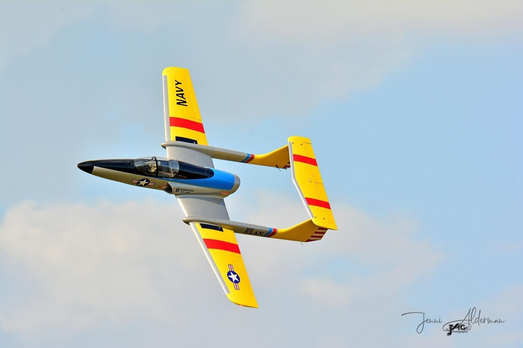 Boomerang Super Elan - Fly Navy - Boomerang RC Jets