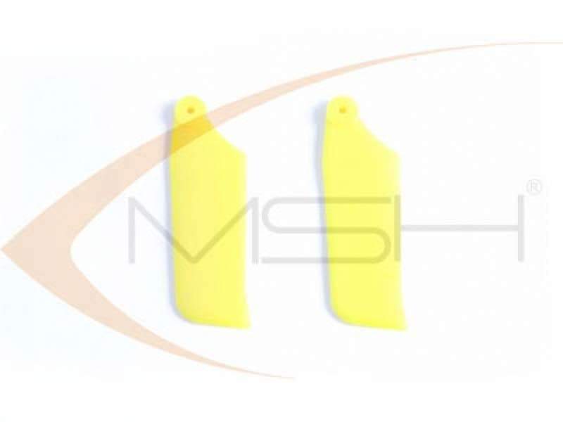 XL Protos 480 Tail Blades Yellow - HeliDirect